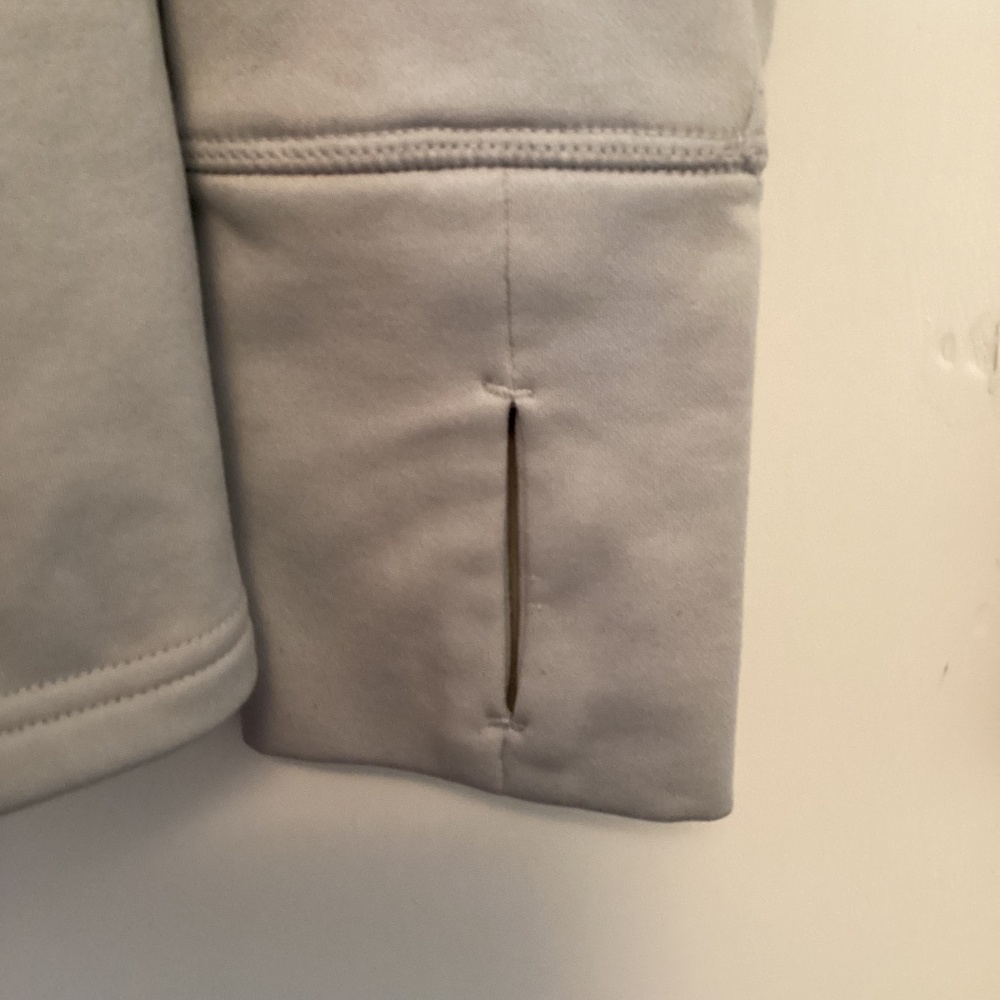 Athleta Gray Performance Cowl Neck Pullover, Size… - image 4